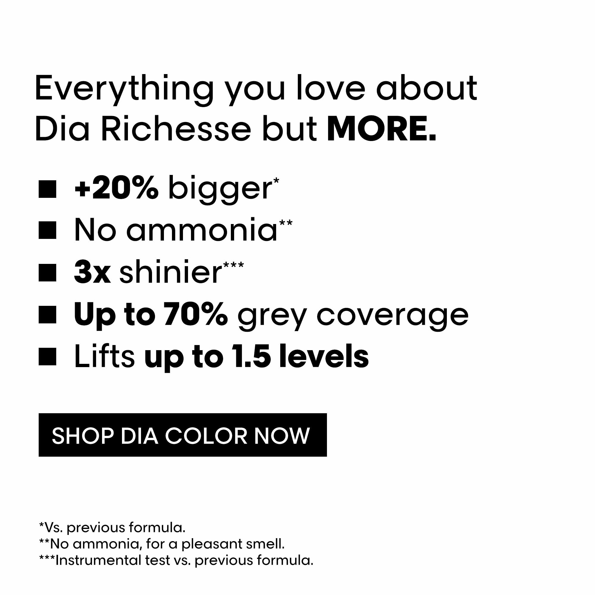 differences between dia richesse and dia color