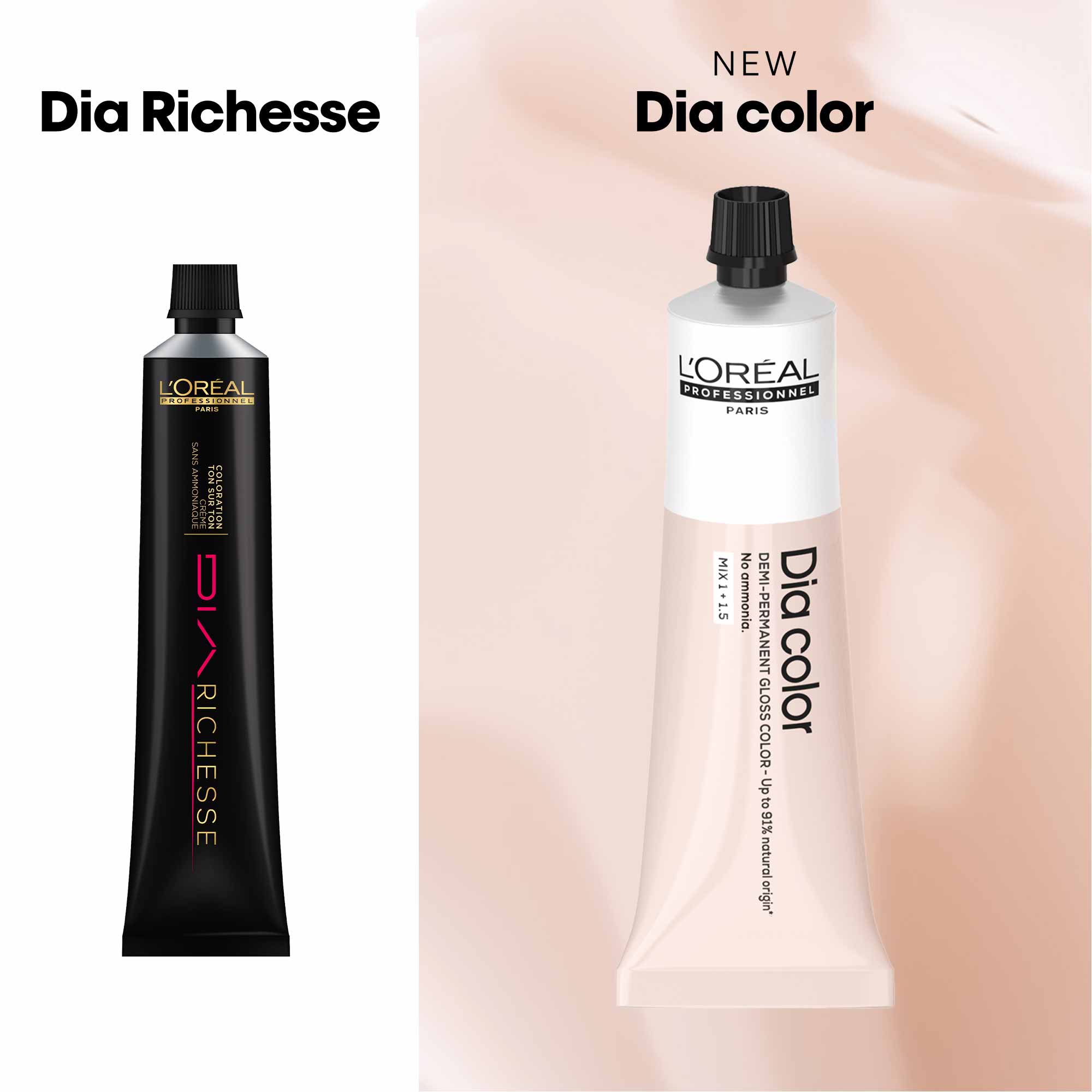 tube of dia richesse and dia color